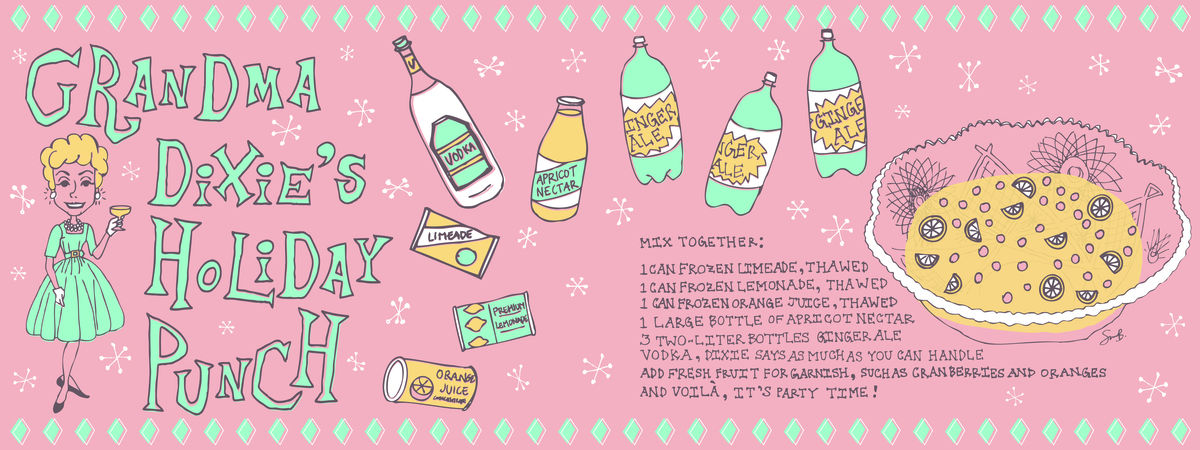 Grandma Dixie's Holiday Punch by Sam Bennett