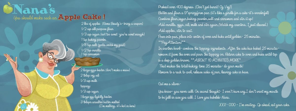 Nana's Apple Cake by Kelly Light