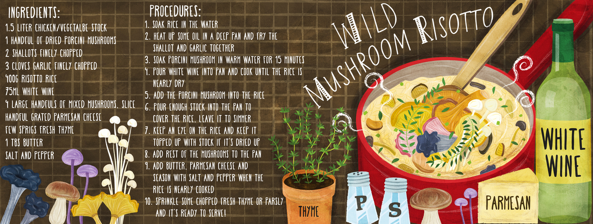 Wild Mushroom Risotto by Liv Wan