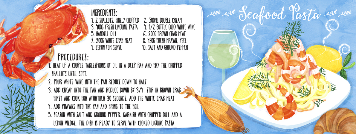 Seafood Pasta by Liv Wan