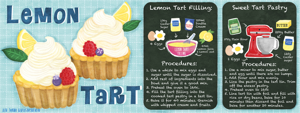 Lemon Tart by Liv Wan