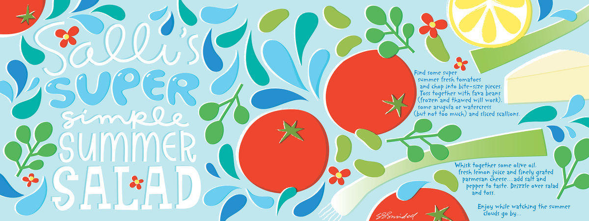 Salli's Super Simple Summer Salad by Salli S. Swindell