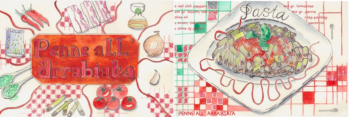 Penne all'Arrabiata by Dorine van der Vloodt