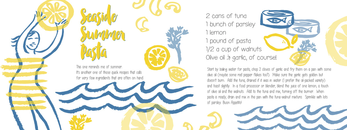 Seaside Summer Pasta by Leticia Plate