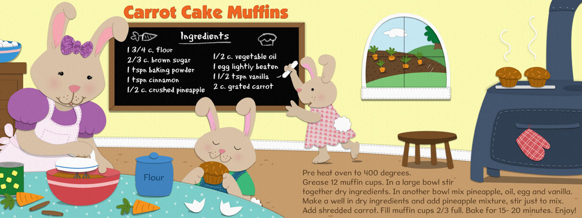 Carrot Cake Muffins by Roz Fulcher