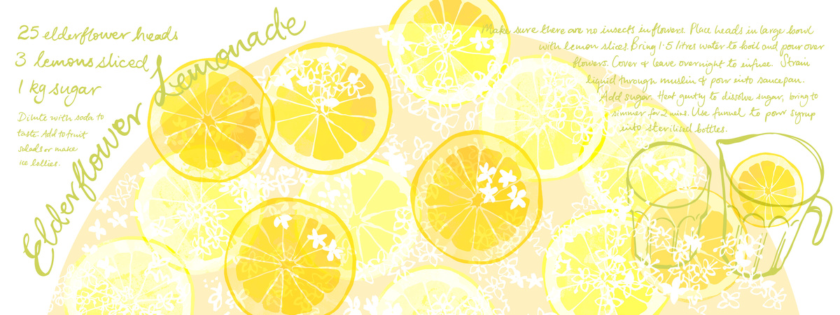 Elderflower Lemonade by Ohn Mar Win