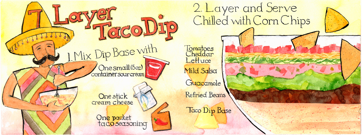 7 Layer Taco Dip by Chris Metzger