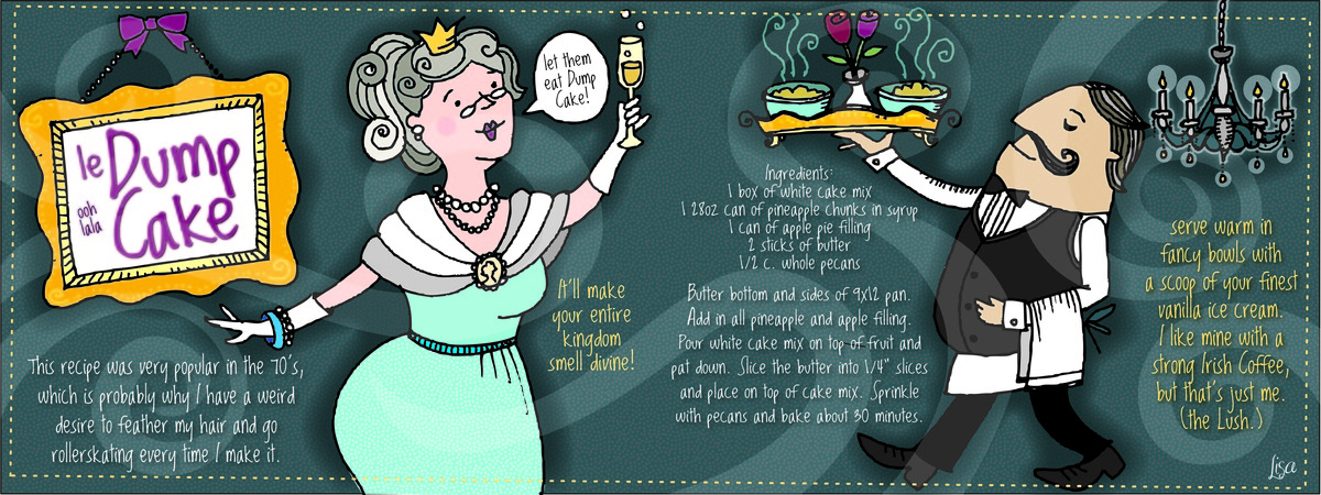 Le Dump Cake by Lisa Graves