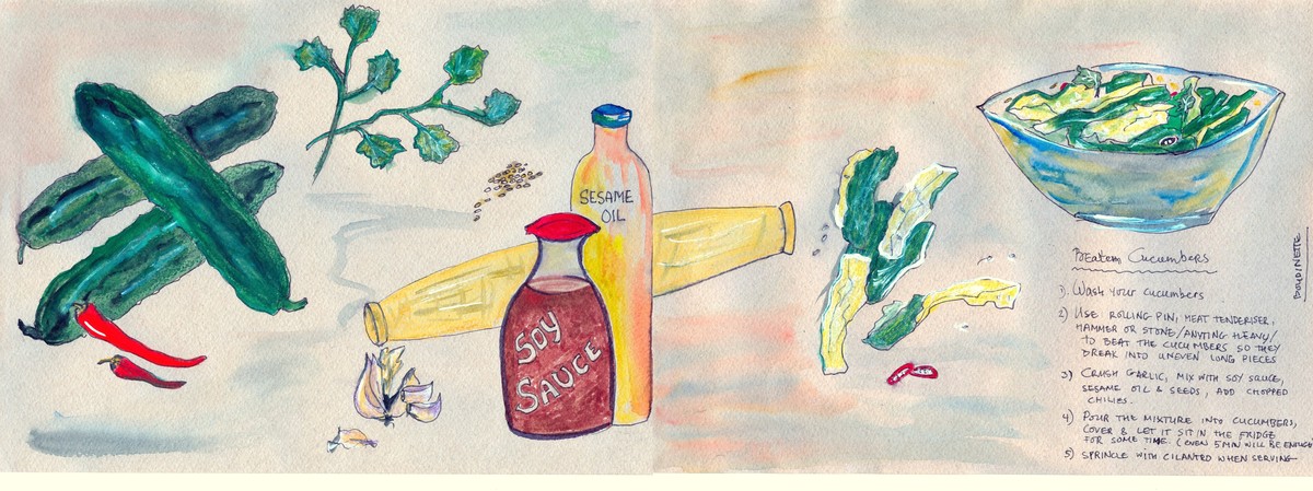 Beaten Cucumbers by Julia Lodyguina