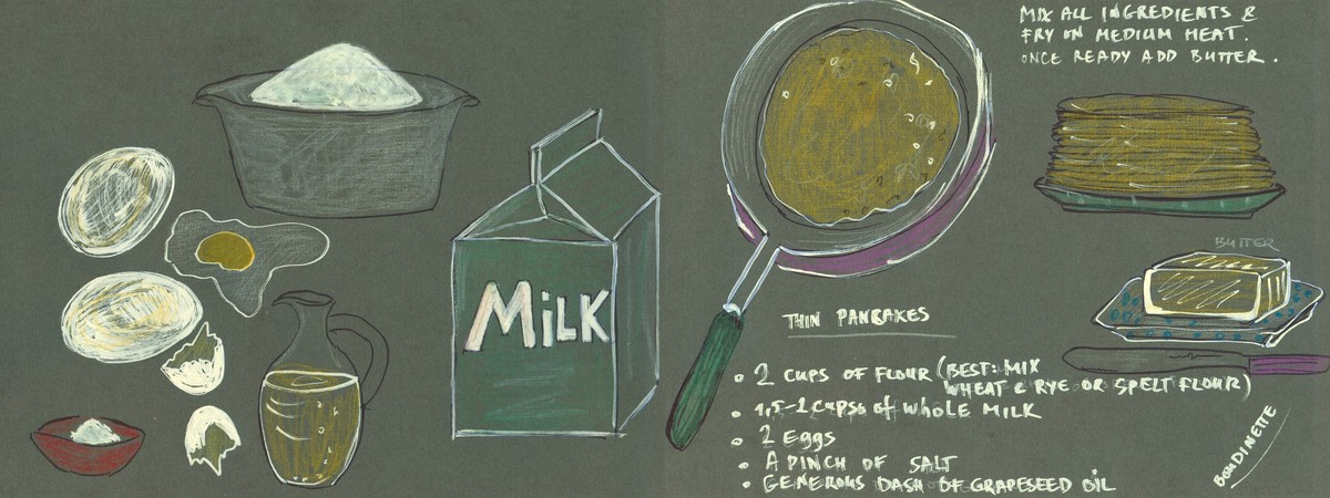 Thin pancakes by Julia Lodyguina