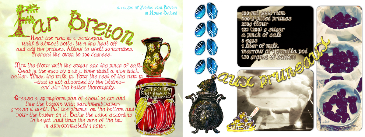 Far Breton aux pruneaux by Pia Dirks Illustrations