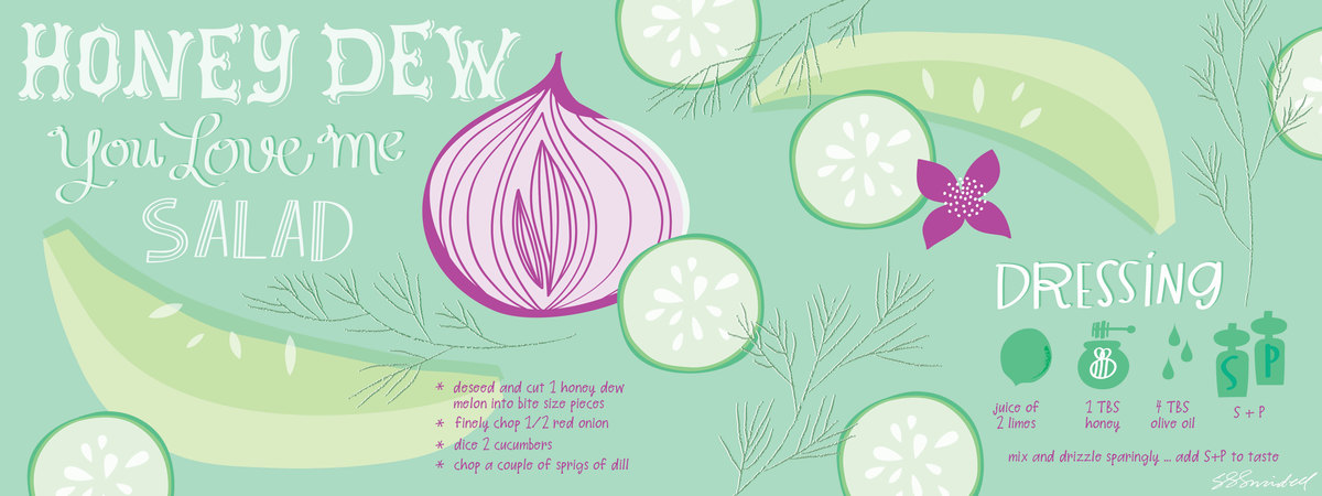Honey Dew You Love Me Salad by Salli S. Swindell