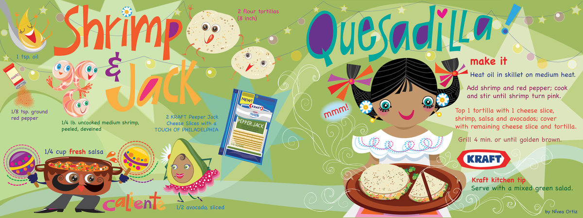 Shrimp & Jack Quesadilla! by Nivea Ortiz