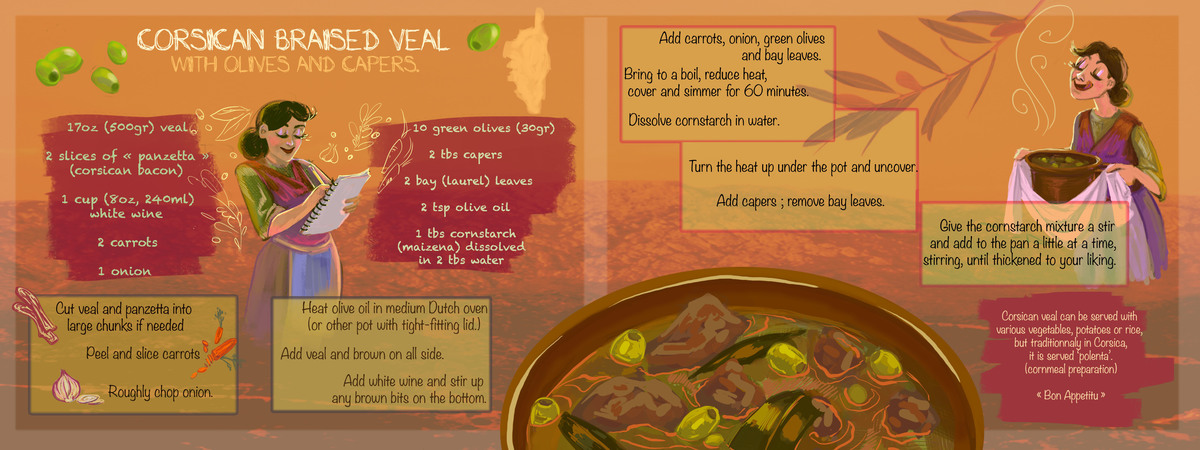 Corsican braised veal by Cécilia Dermy