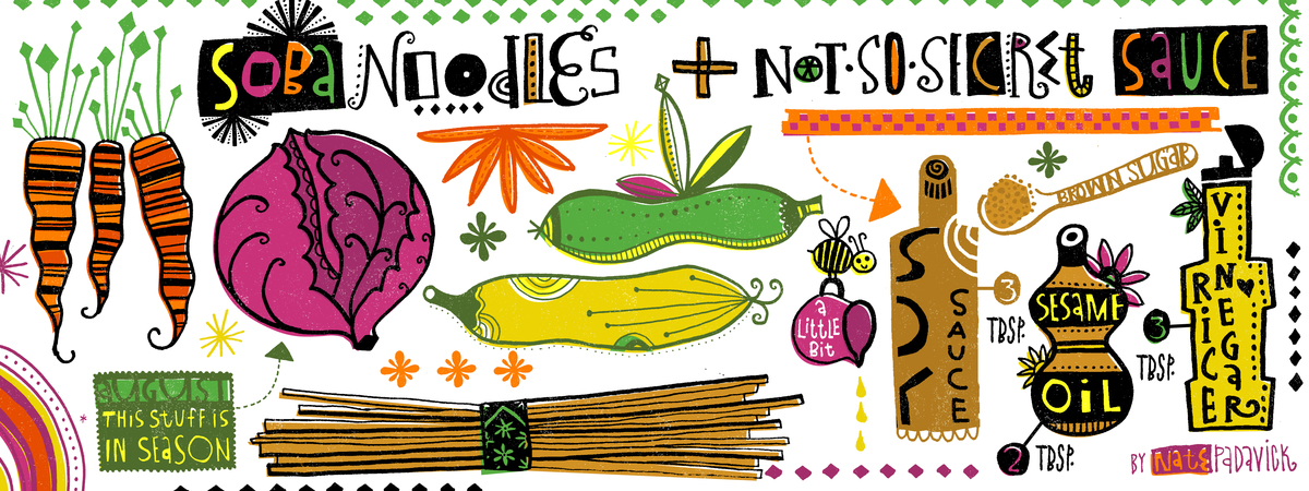 Soba Noodles + Not-So-Secret Sauce by Nate Padavick