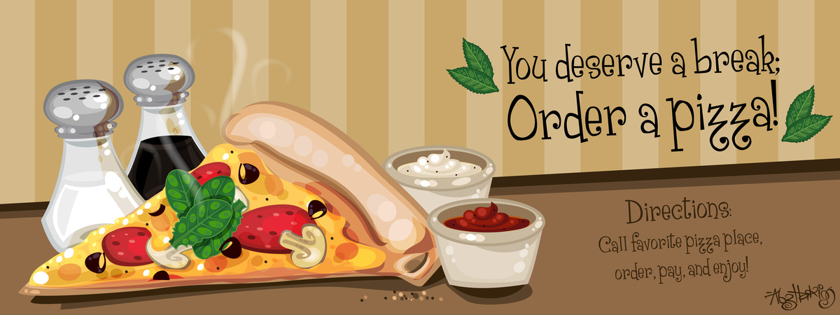 Pizza Break by Abz Hakim