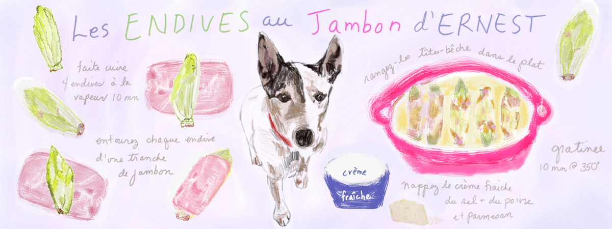 Les Endives au Jambon d'Ernest by Jackie Clark Mancuso