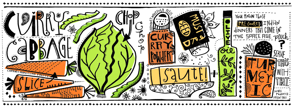 Curry Cabbage by Nate Padavick
