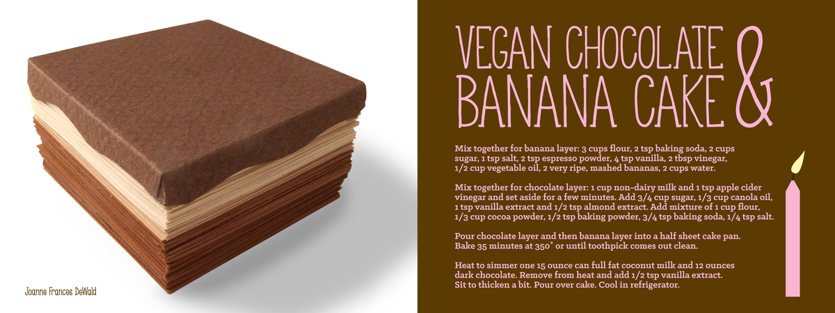 Vegan Chocolate & Banana Cake by Joanne Frances DeWald Submit cake