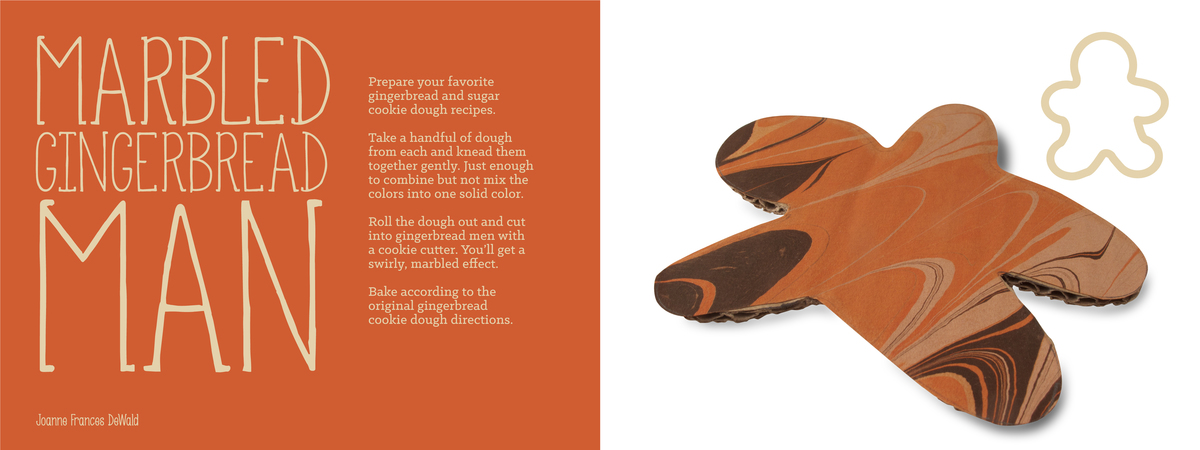 Marbled Gingerbread Man by Joanne Frances DeWald