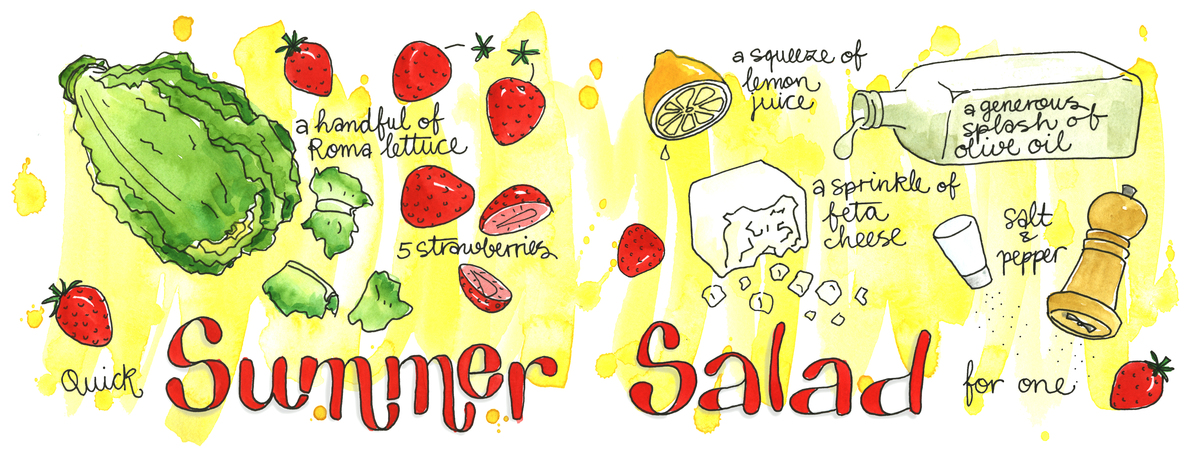 Quick Summer Salad by Koosje Koene