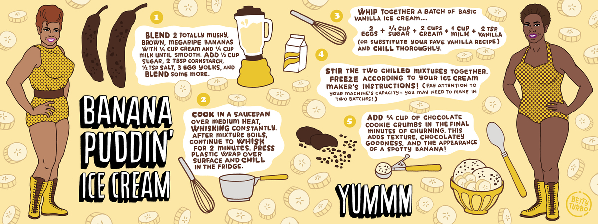 Banana Puddin' Ice Cream by Betty Turbo Banana puddin ice cream copy