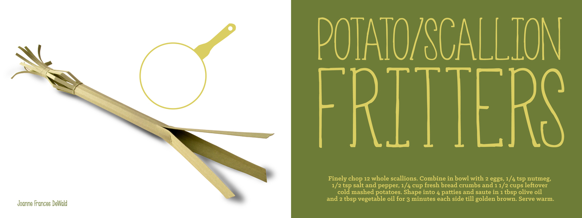 Potato/Scallion Fritters by Joanne Frances DeWald