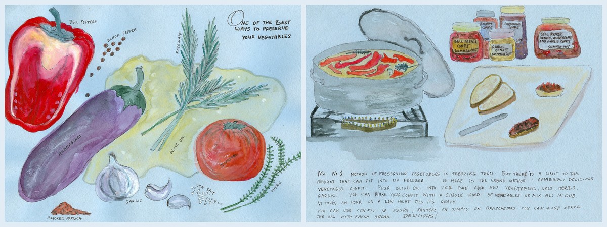 Vegetable Confit. by Julia Lodyguina