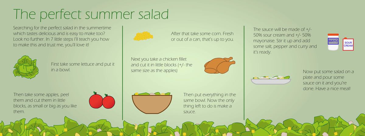 The Perfect Summer Salad by Manuel van den Notelaer
