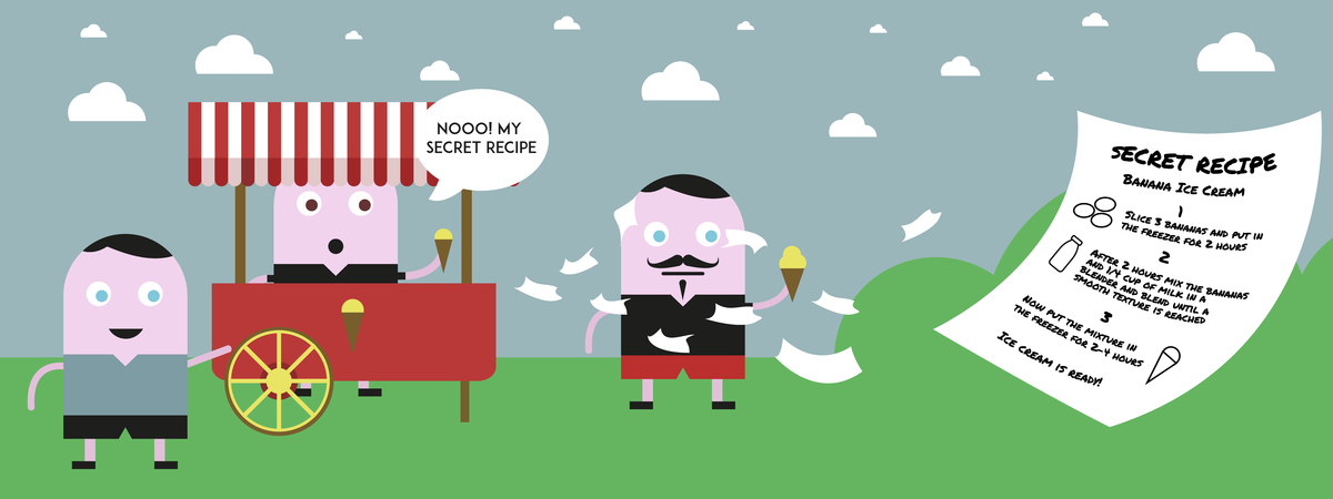 Secret banana ice cream by Jonas Reymen Recept2