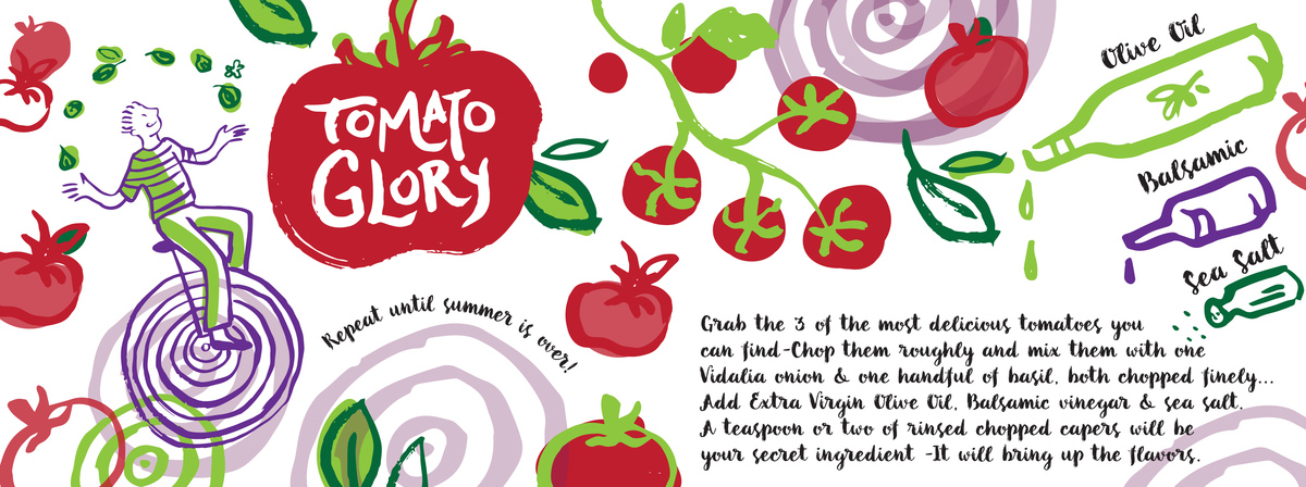 Tomato Glory by Leticia Plate