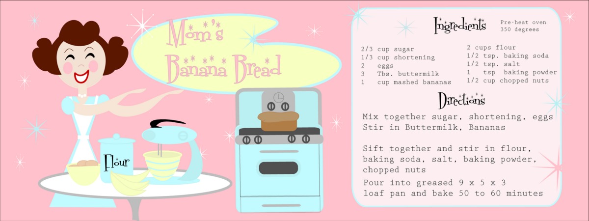 Mom's Banana Bread by Jane Wilson Moms banana bread by jane wilson