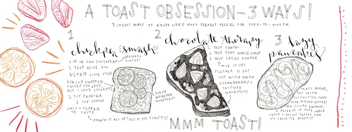 A Toast Obsession - 3 Ways! by Keara McGraw