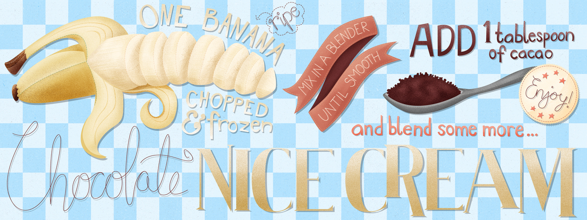 Chocolate nice cream by Josephine Skapare