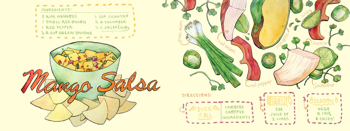 Mango Salsa by Ladan Zarabi