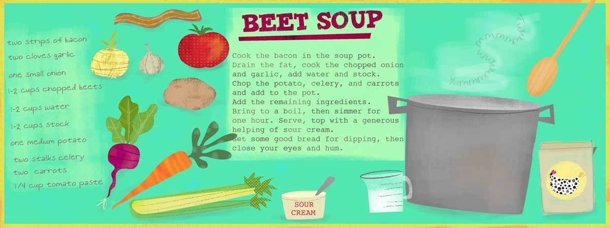 Beet Soup by Amy Schimler-Safford