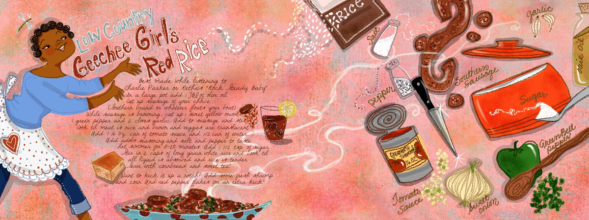 Low Country Geechee Girl's Red Rice by Vanessa Brantley-Newton