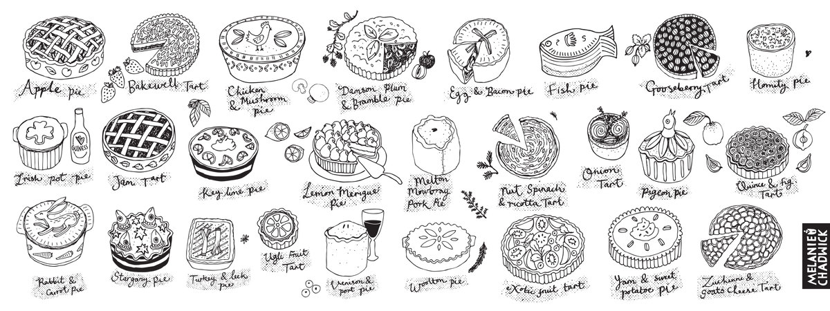 A-Z of Pies and Tarts by Mel Chadwick