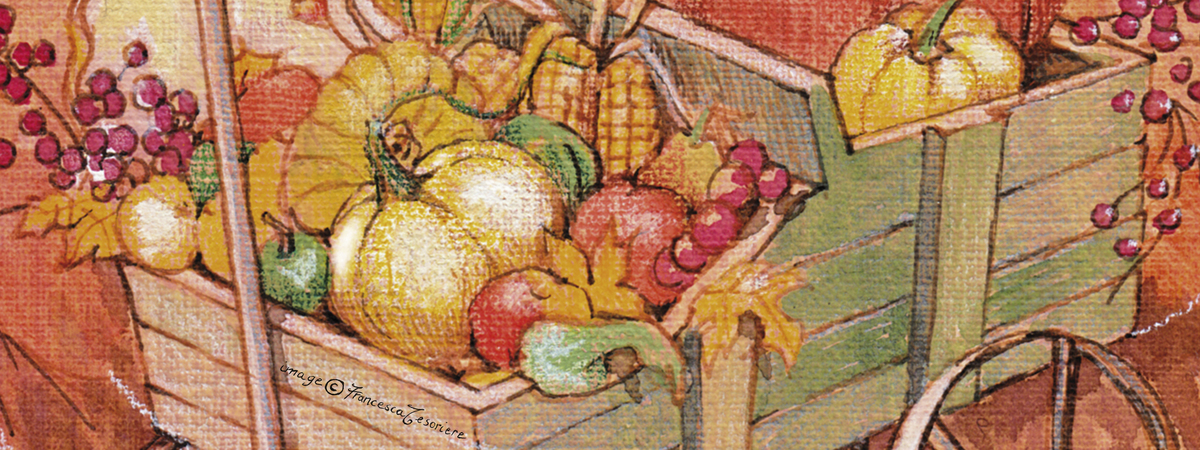 Autumn fruits by Francesca Tesoriere