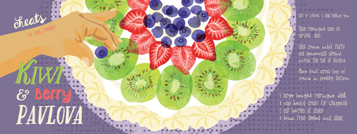 Cheats Kiwi and Berry Pavlova by Ohn Mar Win