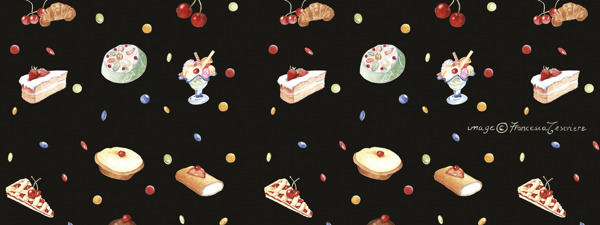 Sweets in black by Francesca Tesoriere
