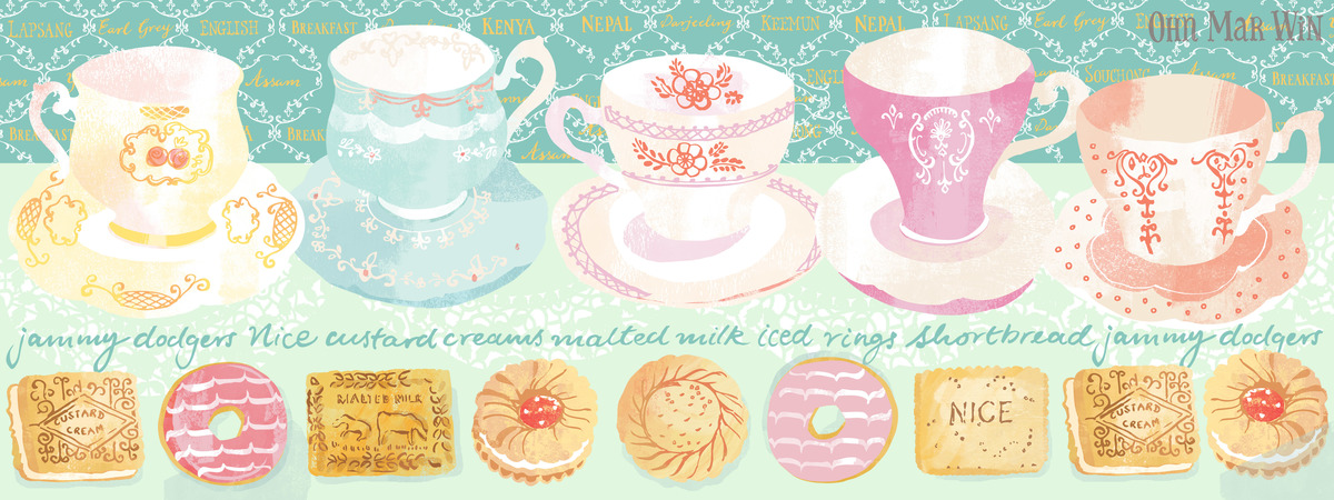 Tea and Biscuits please! by Ohn Mar Win