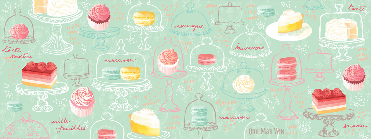 Petite Patisserie Pattern by Ohn Mar Win