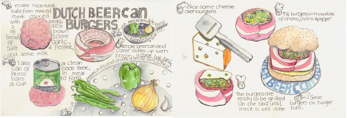 Dutch Beer Can Burgers by Dorine van der Vloodt