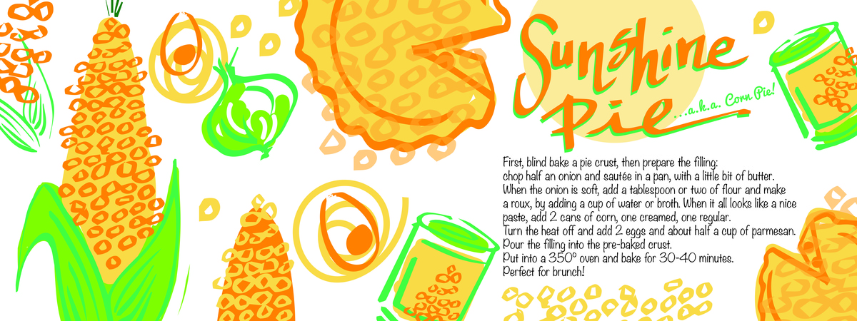 Sunshine Pie (Corn Pie, or Pastel de Choclo) by Leticia Plate