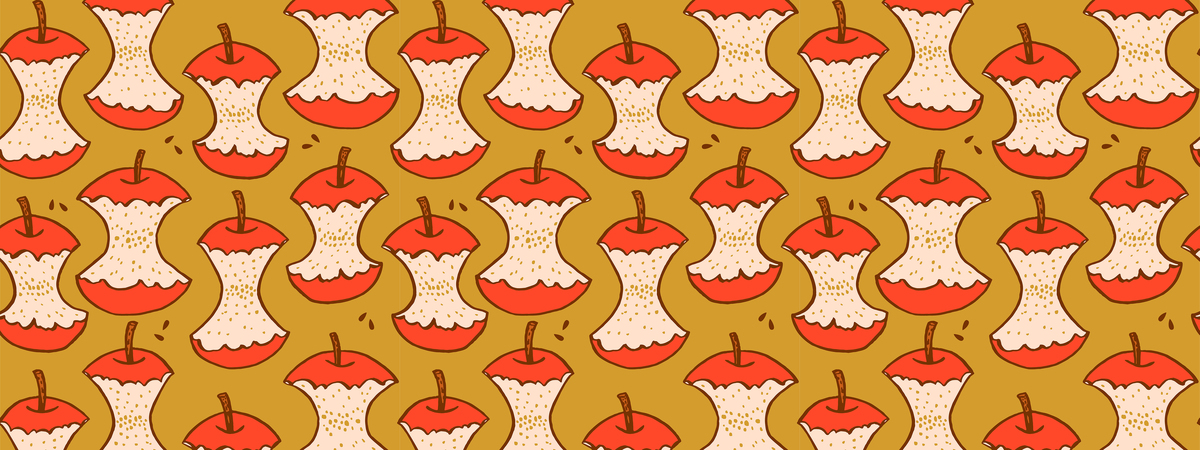 Apple Cores by Kristin Nohe Juchs