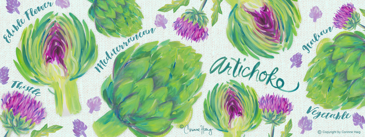 Artsy Artichoke Pattern by Corinne Haig