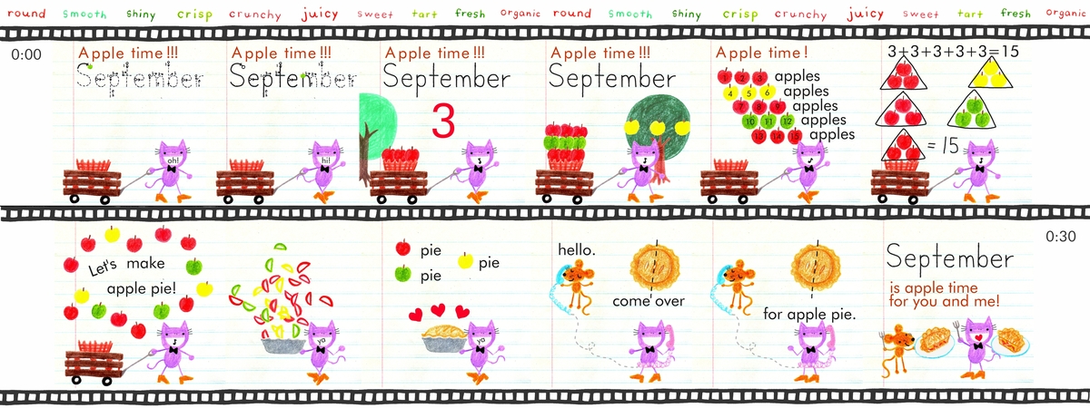 September is Apple Time!!! by Lena Umezawa