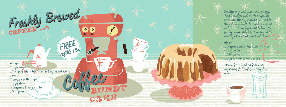 Coffee Bundt Cake by Ohn Mar Win