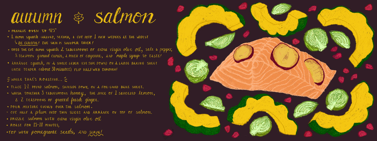Autumn Salmon by Ladan Zarabi Autumn salmon